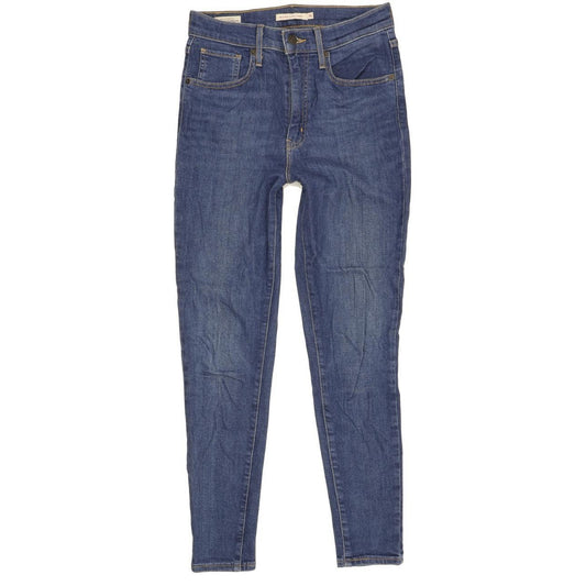 Levi's Mile Blue Skinny Slim Stretch Jeans High Waisted W28 L28