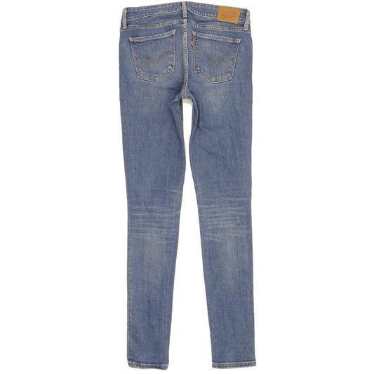 Levi's 711 Women Blue Skinny Slim Stretch Jeans W25 L32