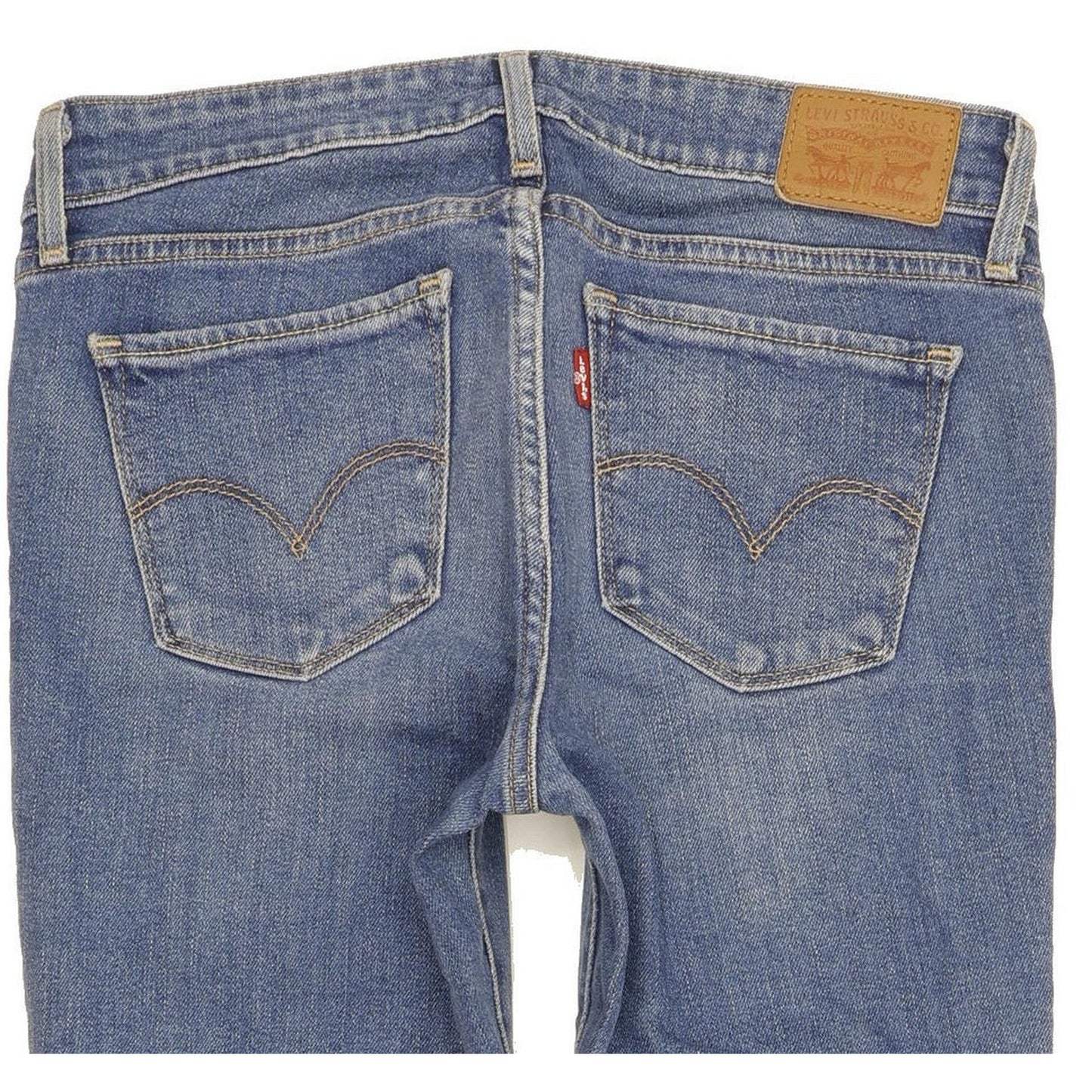 Levi's 711 Women Blue Skinny Slim Stretch Jeans W25 L32