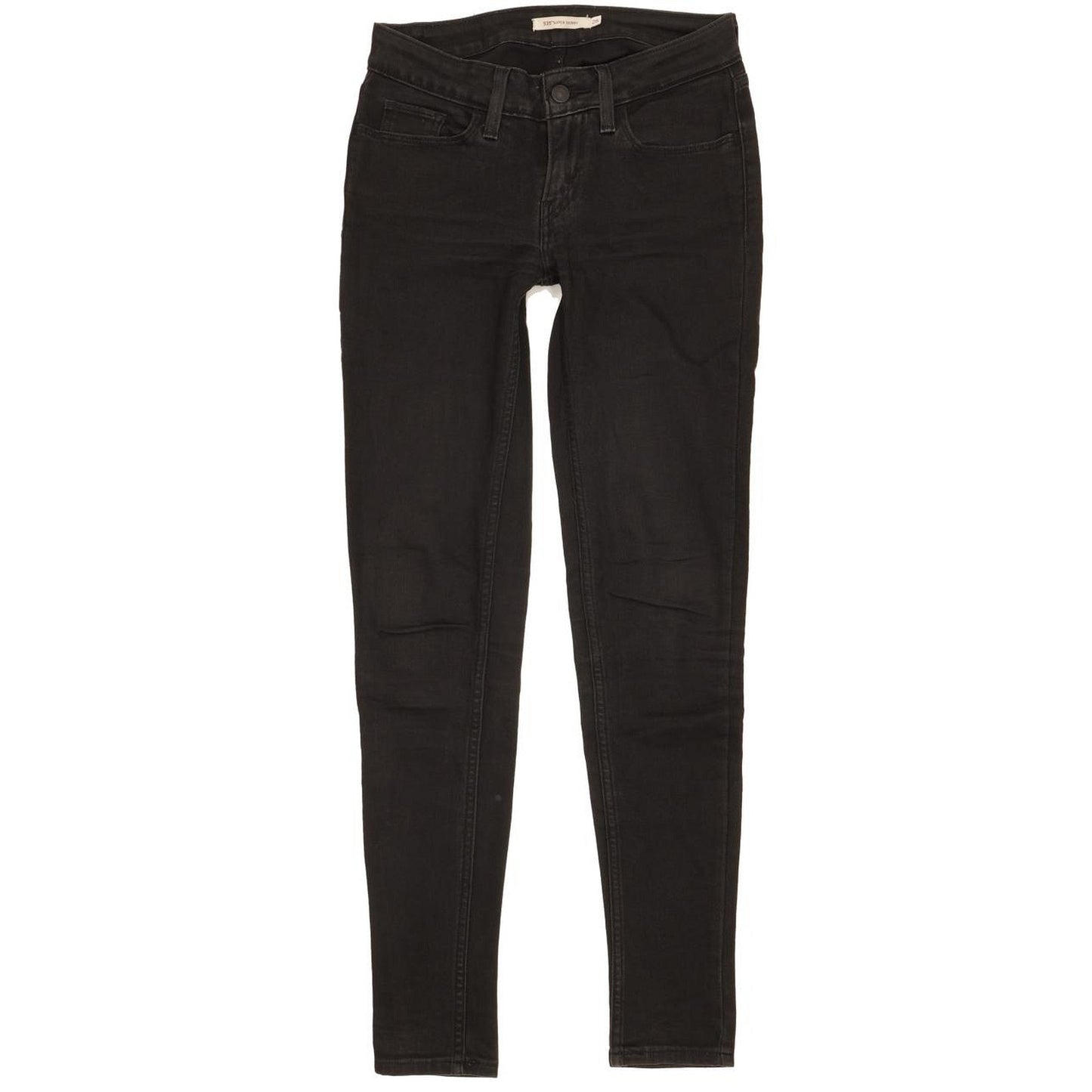 Levi's 535 Super Women Black Skinny Slim Stretch Jeans W26 L30