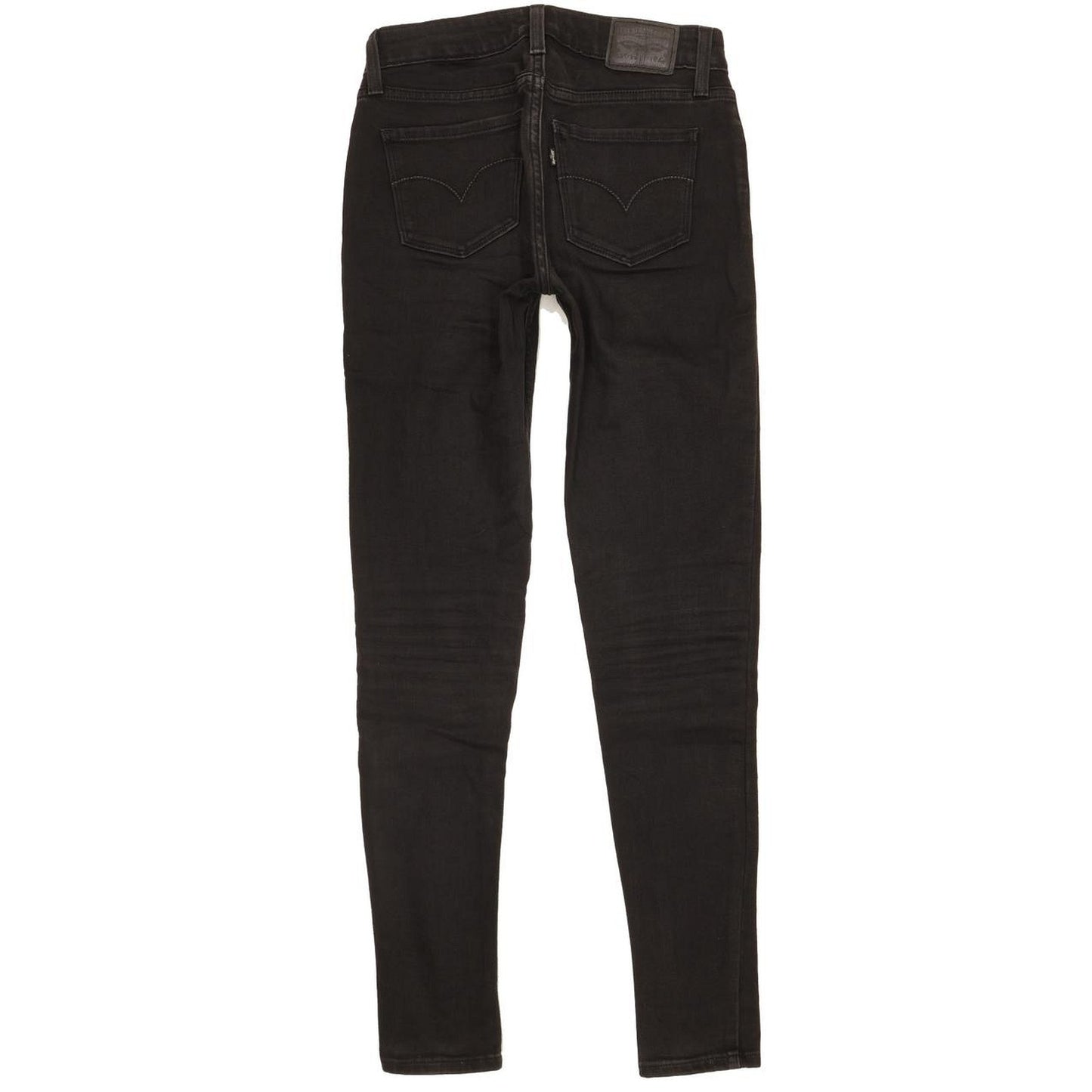 Levi's 535 Super Women Black Skinny Slim Stretch Jeans W26 L30