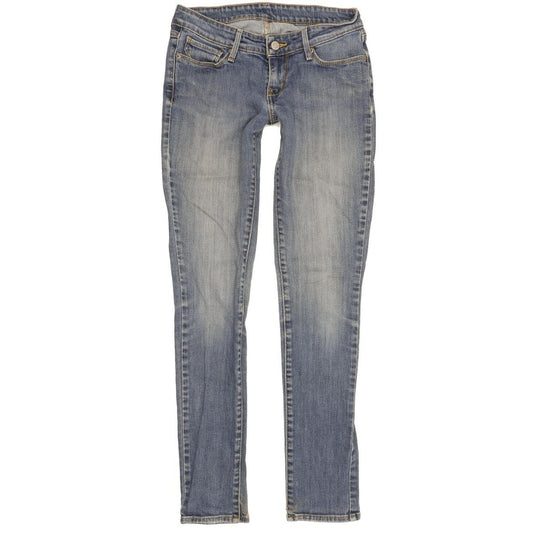 Levi's Women Blue Skinny Slim Stretch Jeans W24 L30