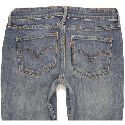 Levi's Women Blue Skinny Slim Stretch Jeans W24 L30