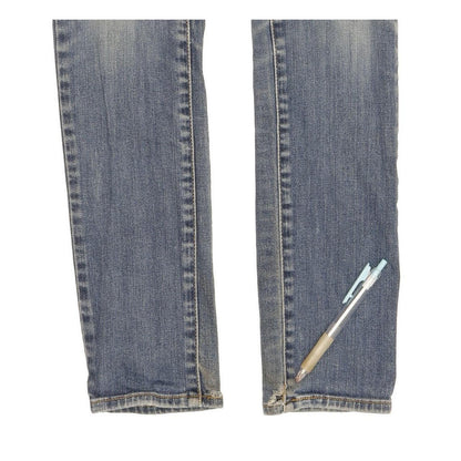 Levi's Women Blue Skinny Slim Stretch Jeans W24 L30