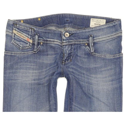 Diesel Matic Women Blue Skinny Slim Stretch Jeans W29 L34