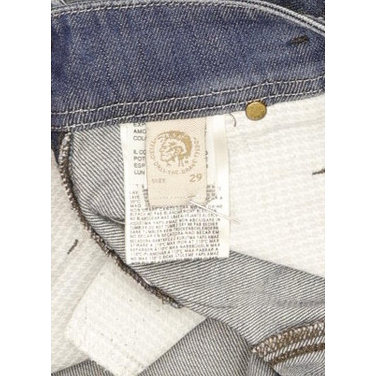 Diesel Matic Women Blue Skinny Slim Stretch Jeans W29 L34