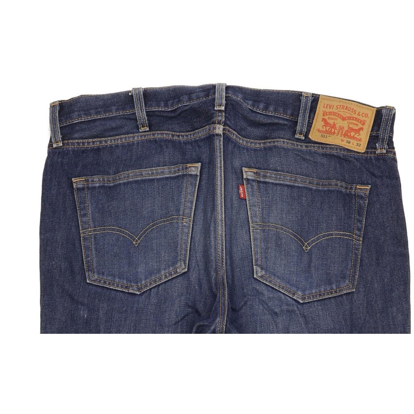 Levi's 511 Men Blue Straight Slim Jeans W38 L32