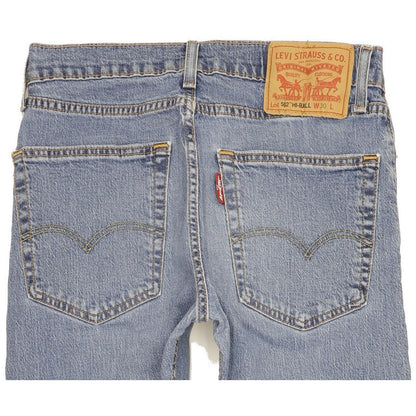 Levi's 502 Hi-Ball Men Blue Tapered Regular Stretch Jeans W30 L29