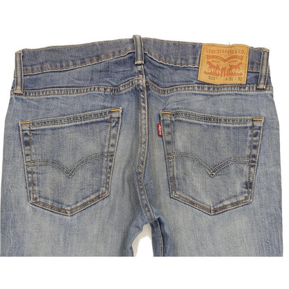 Levi's 511 Men Blue Straight Slim Stretch Jeans W31 L31
