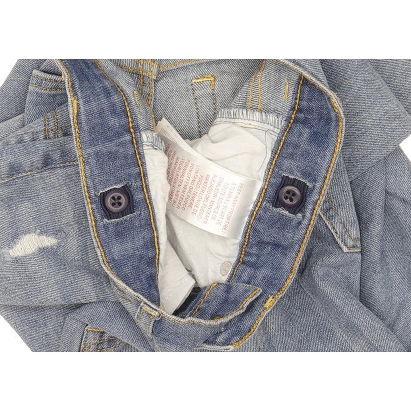 Levi's Kids Women Blue Straight Slim Stretch Jeans W24 L30