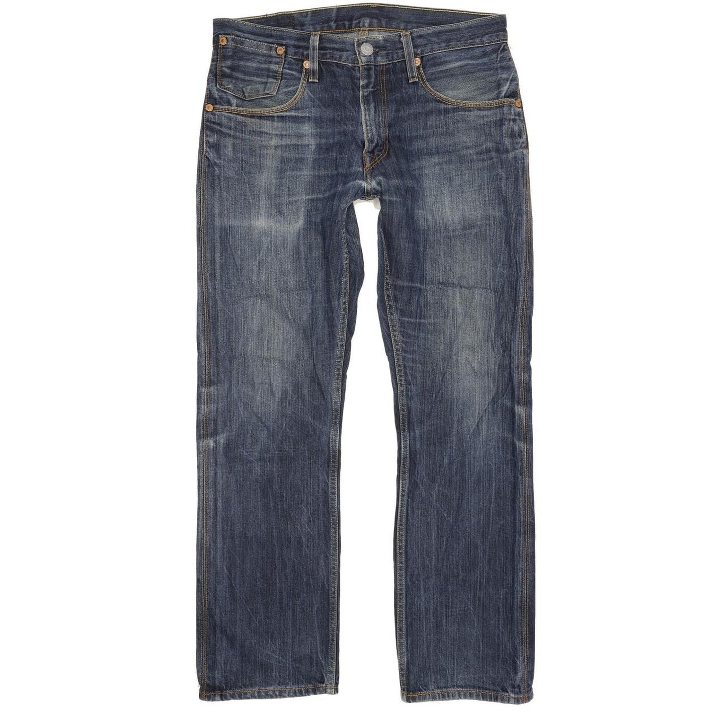 Levi's 514 Men Blue Straight Slim Jeans W34 L31