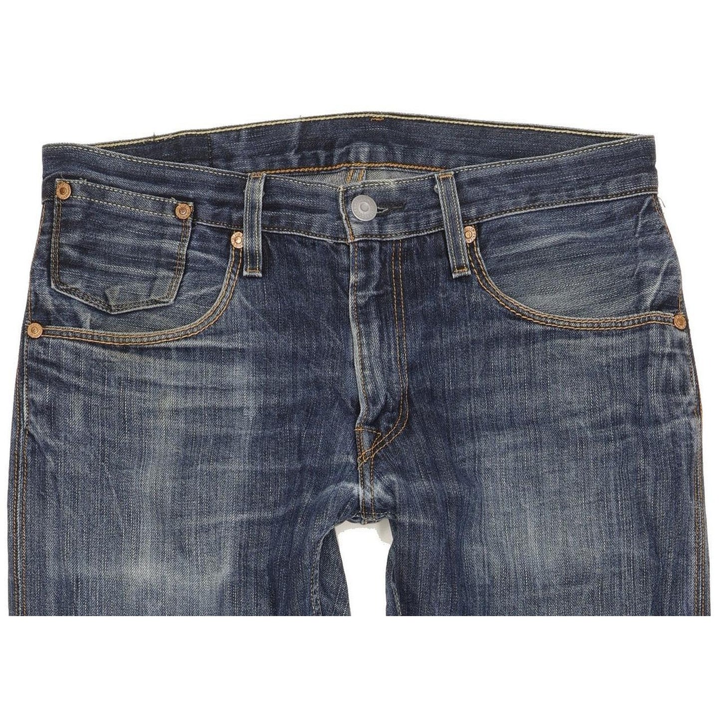 Levi's 514 Men Blue Straight Slim Jeans W34 L31