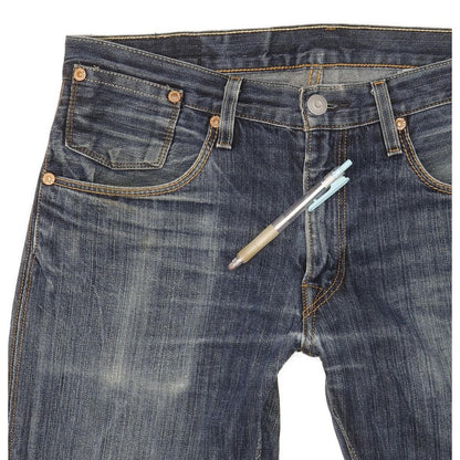 Levi's 514 Men Blue Straight Slim Jeans W34 L31