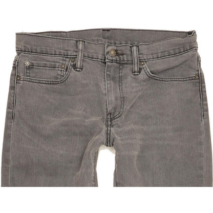 Levi's 511 Men Grey Straight Slim Stretch Jeans W32 L31