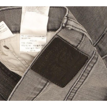 Levi's 511 Men Grey Straight Slim Stretch Jeans W32 L31