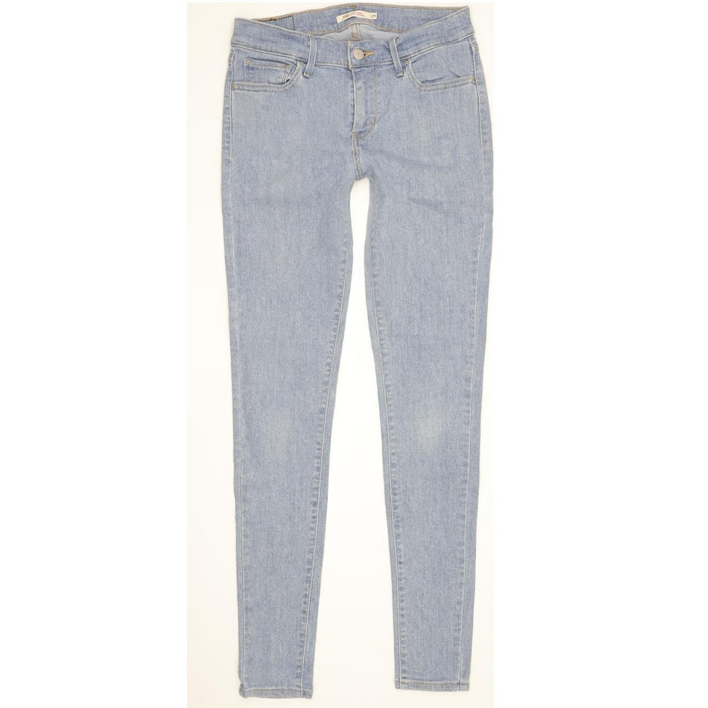 Levi's 710 Super Women Blue Skinny Slim Stretch Jeans W29 L32