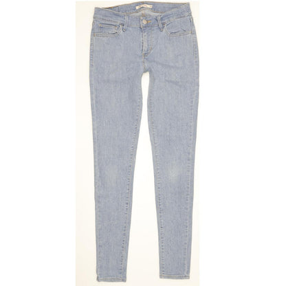 Levi's 710 Super Women Blue Skinny Slim Stretch Jeans W29 L32