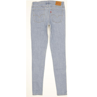 Levi's 710 Super Women Blue Skinny Slim Stretch Jeans W29 L32