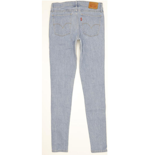 Levi's 710 Super Women Blue Skinny Slim Stretch Jeans W29 L32