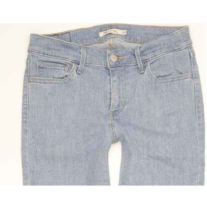 Levi's 710 Super Women Blue Skinny Slim Stretch Jeans W29 L32