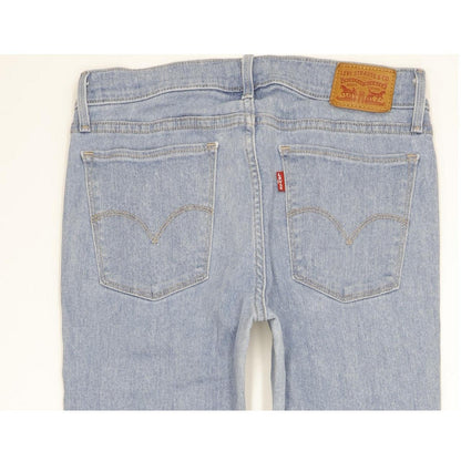 Levi's 710 Super Women Blue Skinny Slim Stretch Jeans W29 L32