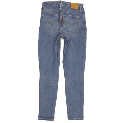 Levi's 721 Women Blue Skinny Slim Stretch Jeans W28 L28