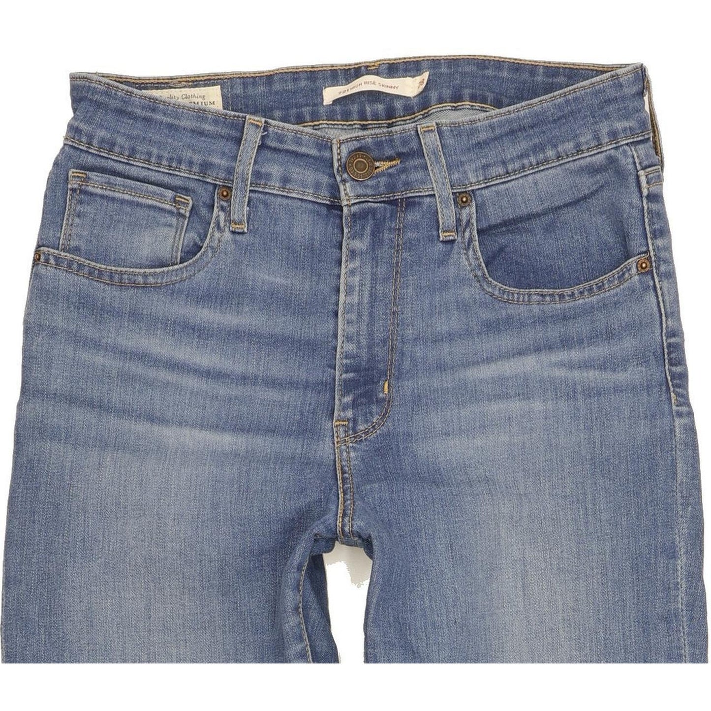 Levi's 721 Women Blue Skinny Slim Stretch Jeans W28 L28