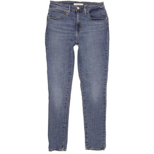 Levi's 721 Blue Skinny Slim Stretch Jeans High Waisted W30 L30