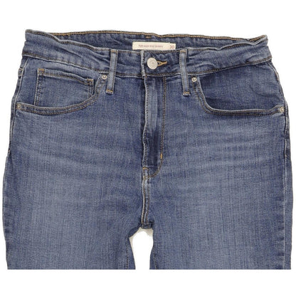 Levi's 721 Blue Skinny Slim Stretch Jeans High Waisted W30 L30