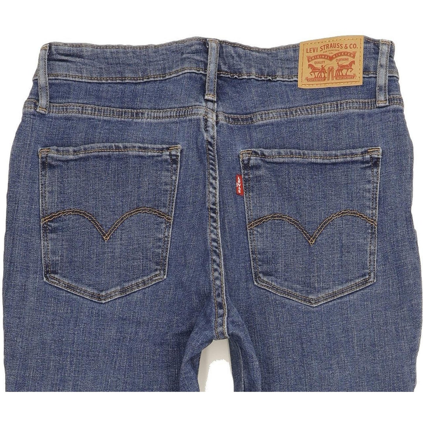 Levi's 721 Blue Skinny Slim Stretch Jeans High Waisted W30 L30