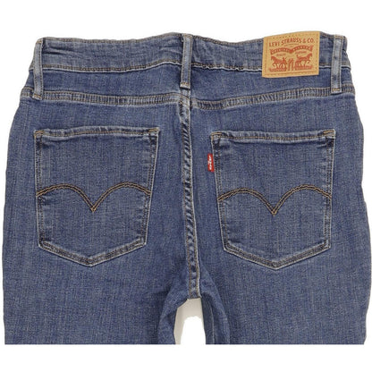 Levi's 721 Blue Skinny Slim Stretch Jeans High Waisted W30 L30