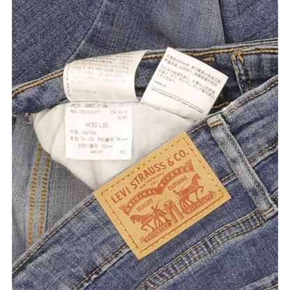 Levi's 721 Blue Skinny Slim Stretch Jeans High Waisted W30 L30