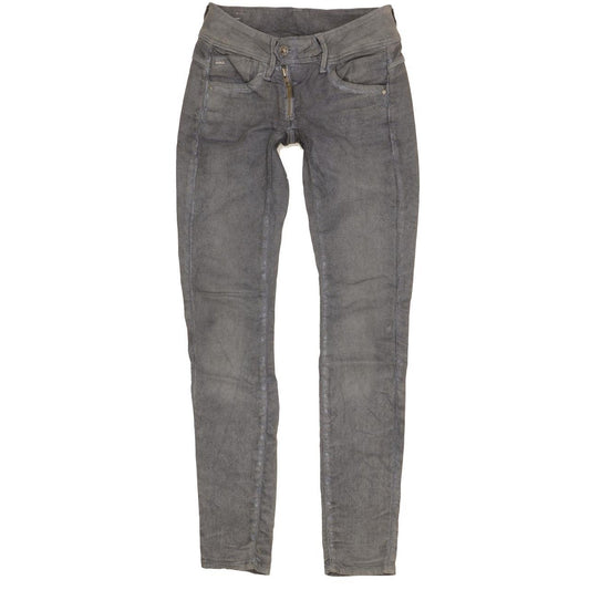 G-Star Lynn Women Grey Skinny Slim Stretch Jeans W24 L32