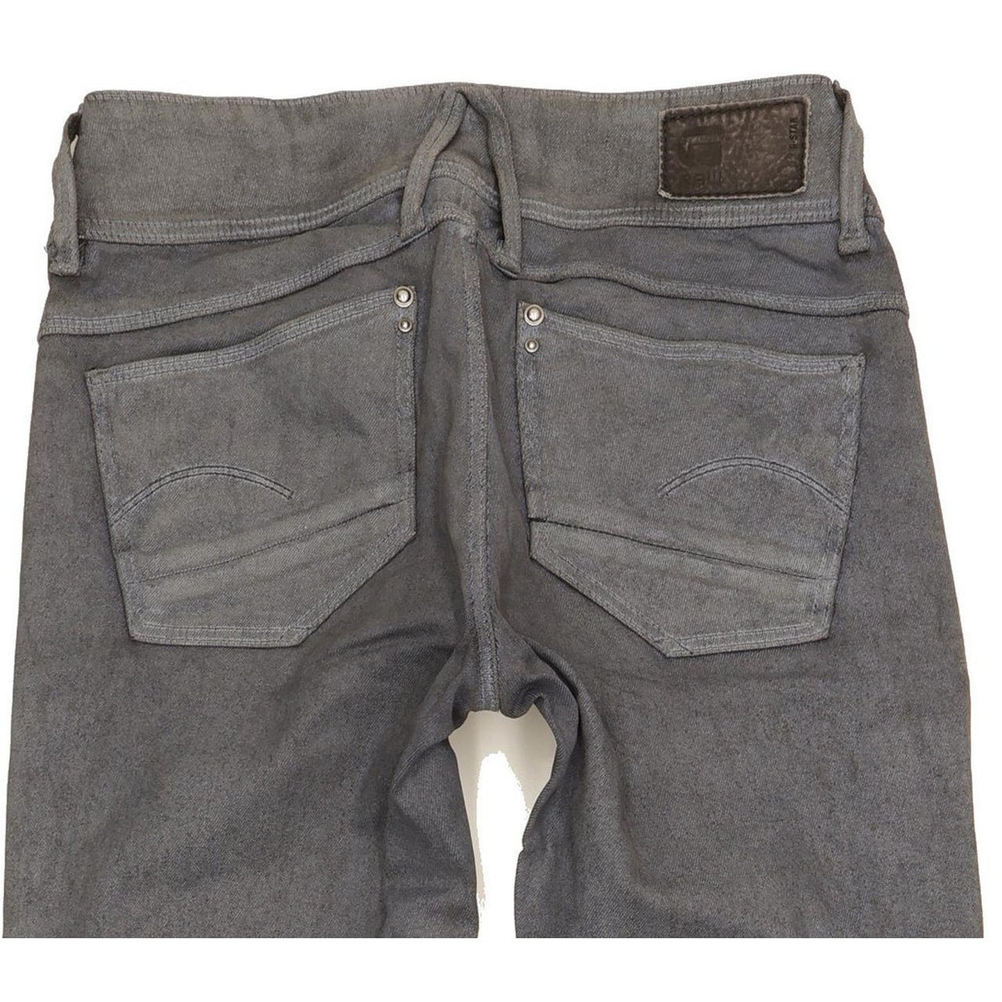 G-Star Lynn Women Grey Skinny Slim Stretch Jeans W24 L32