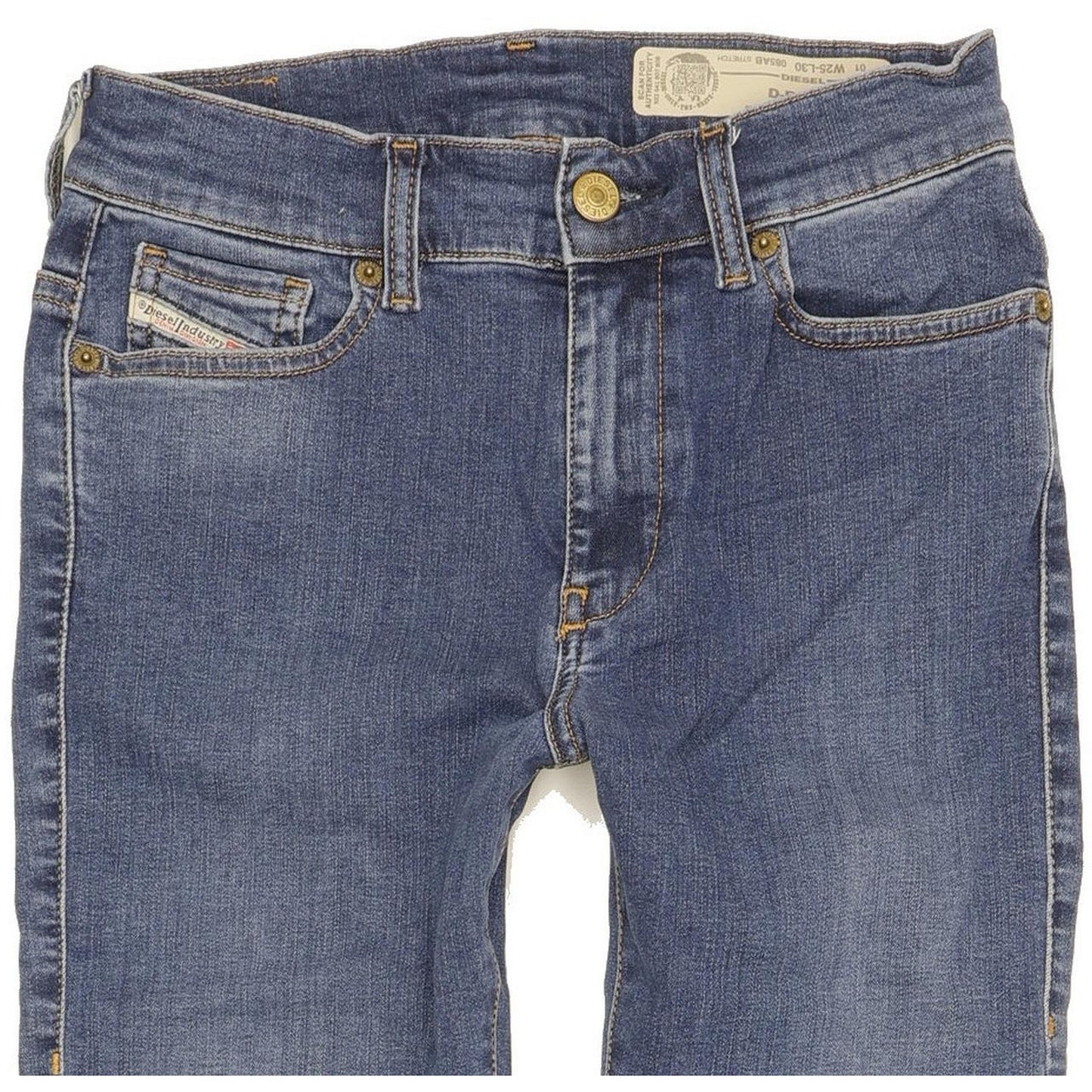 Diesel D-Roisin Women Blue Skinny Slim Stretch Jeans W25 L28