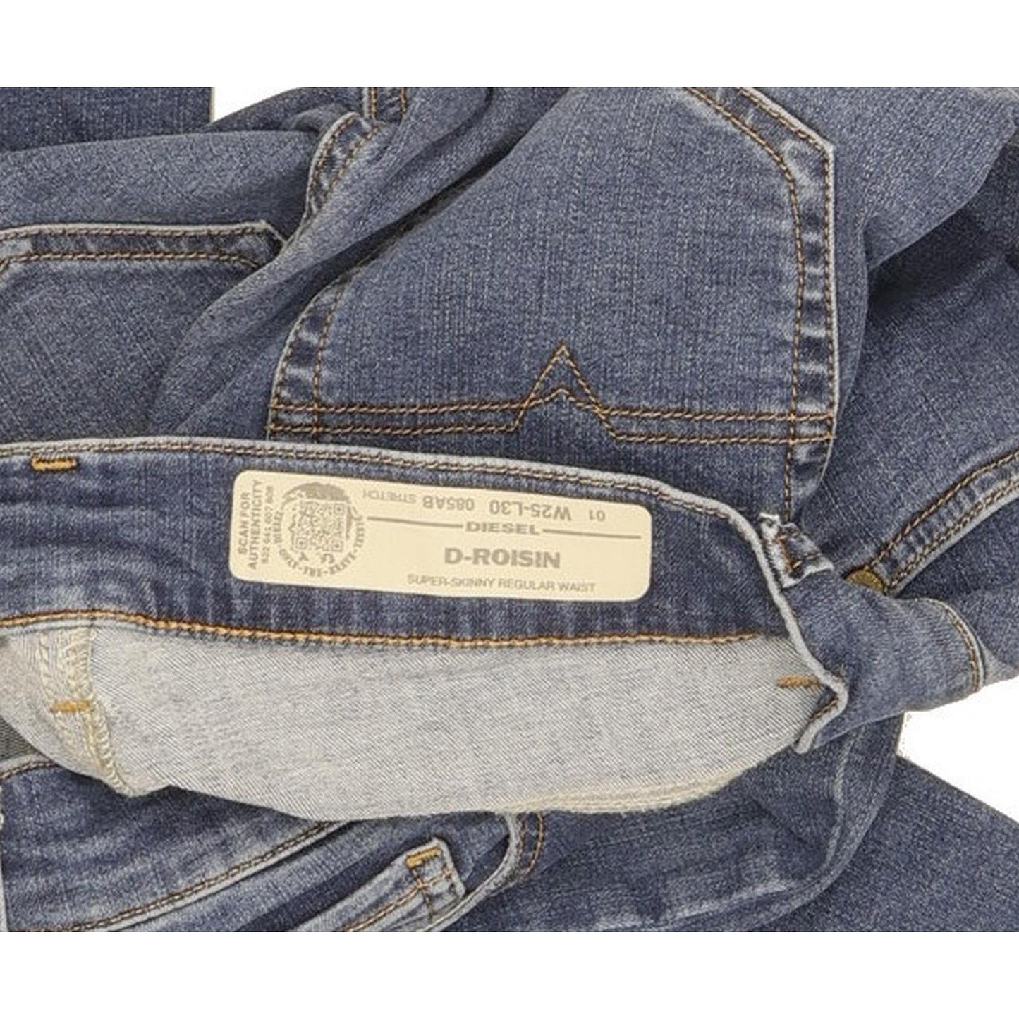 Diesel D-Roisin Women Blue Skinny Slim Stretch Jeans W25 L28