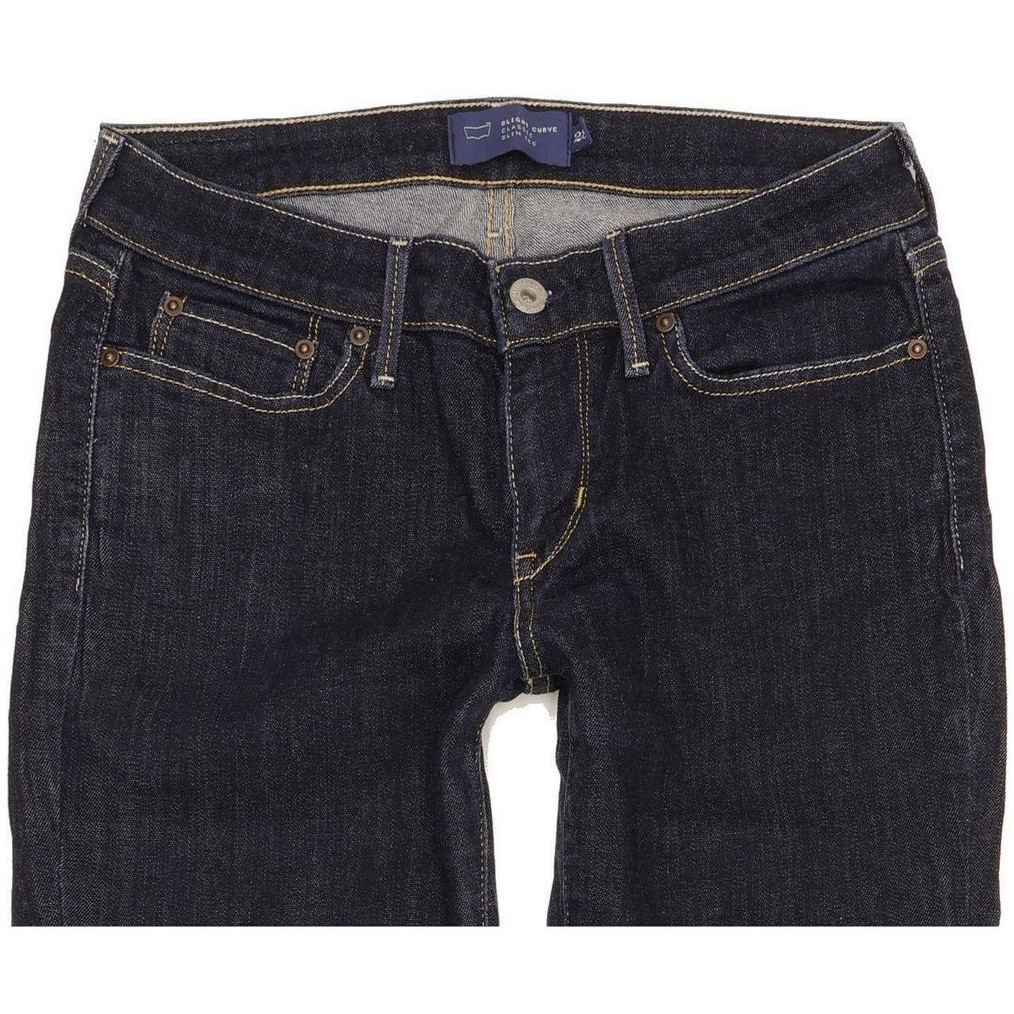 Levi's Slight Curve Women Blue Straight Classic Stretch Jeans W28 L29