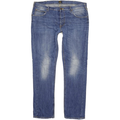 Lee Daren Men Blue Straight Slim Jeans W38 L34