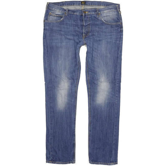 Lee Daren Men Blue Straight Slim Jeans W38 L34