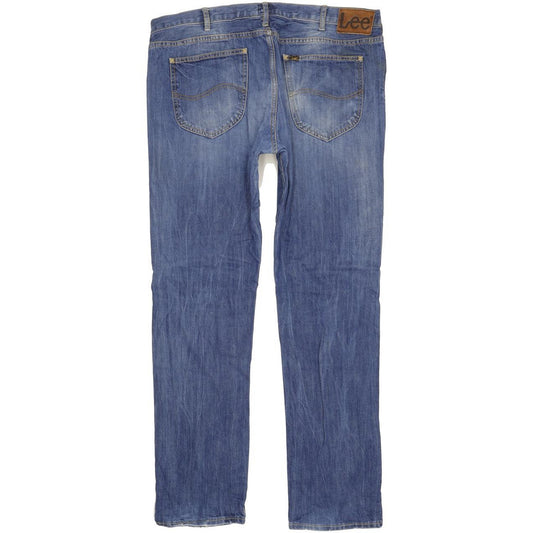 Lee Daren Men Blue Straight Slim Jeans W38 L34