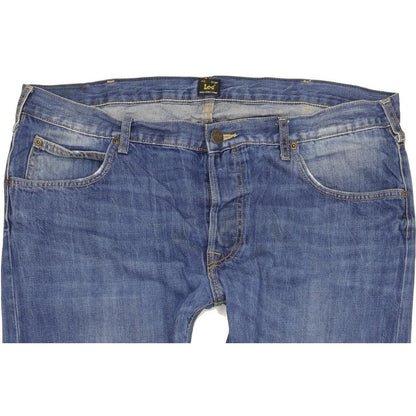 Lee Daren Men Blue Straight Slim Jeans W38 L34