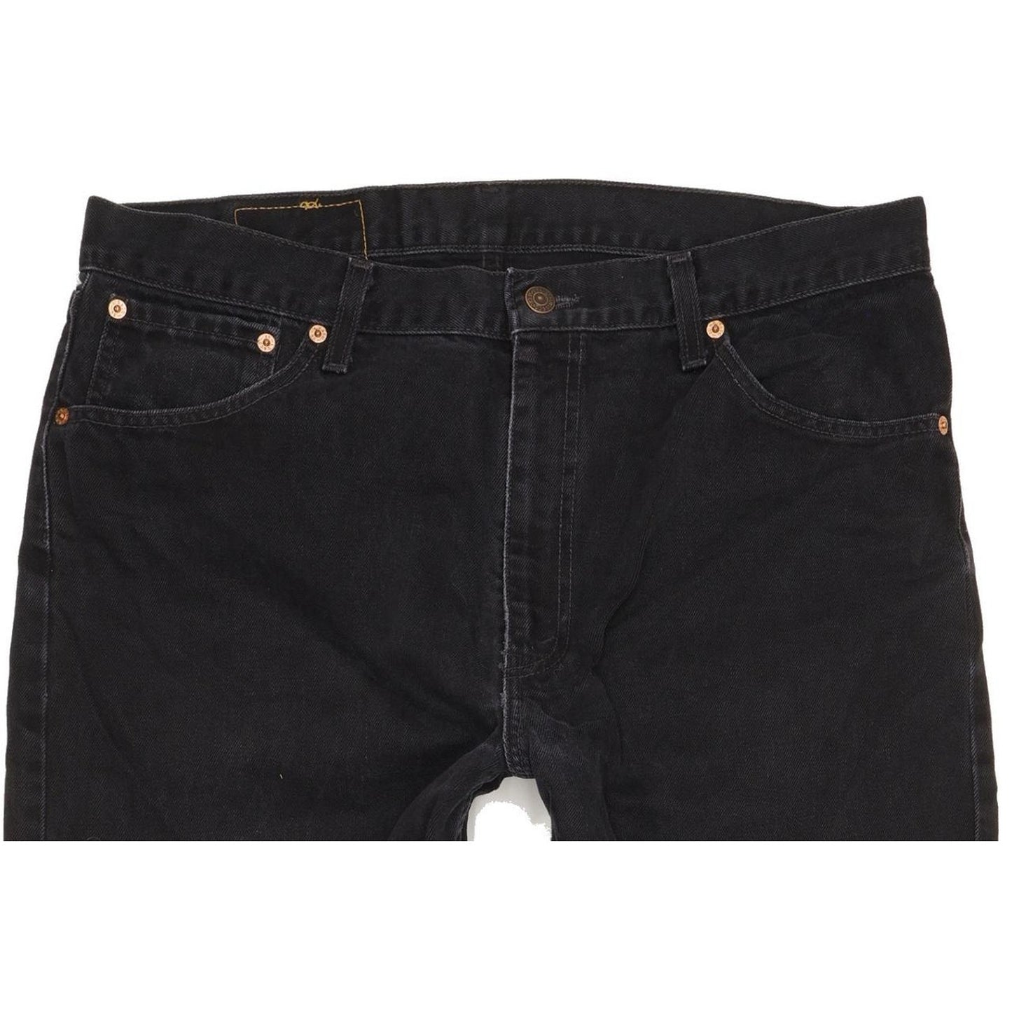 Levi's 521 Men Black Straight Regular Jeans W37 L29