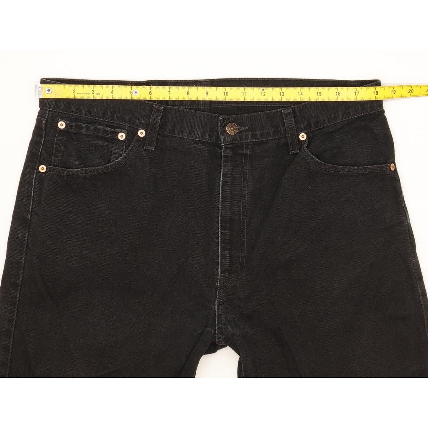 Levi's 521 Men Black Straight Regular Jeans W37 L29