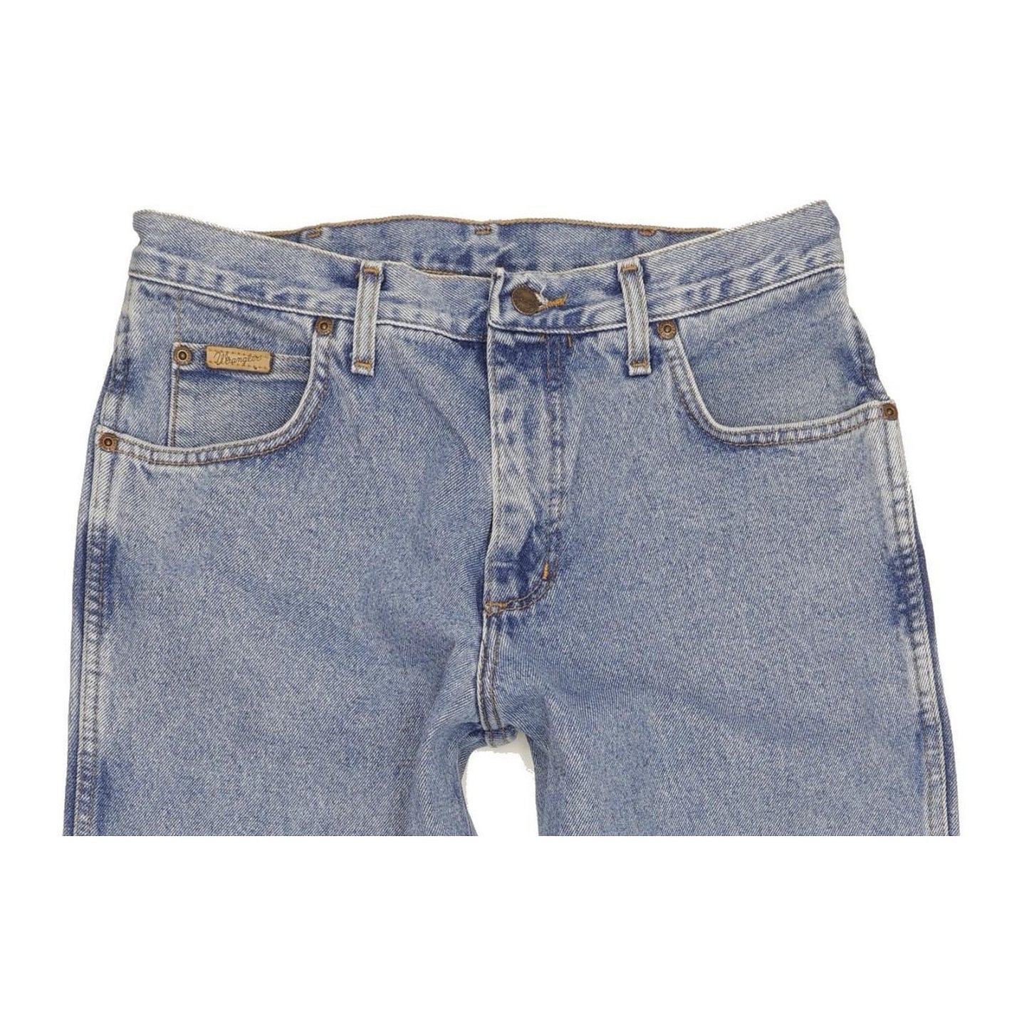 Wrangler Indiana Men Blue Straight Regular Jeans W33 L34