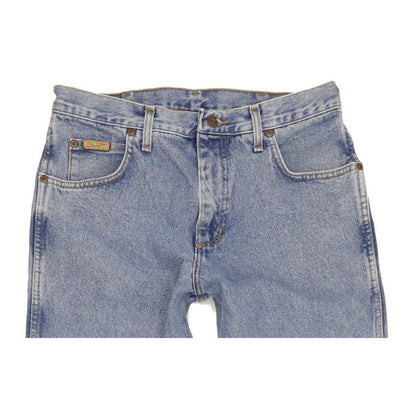 Wrangler Indiana Men Blue Straight Regular Jeans W33 L34
