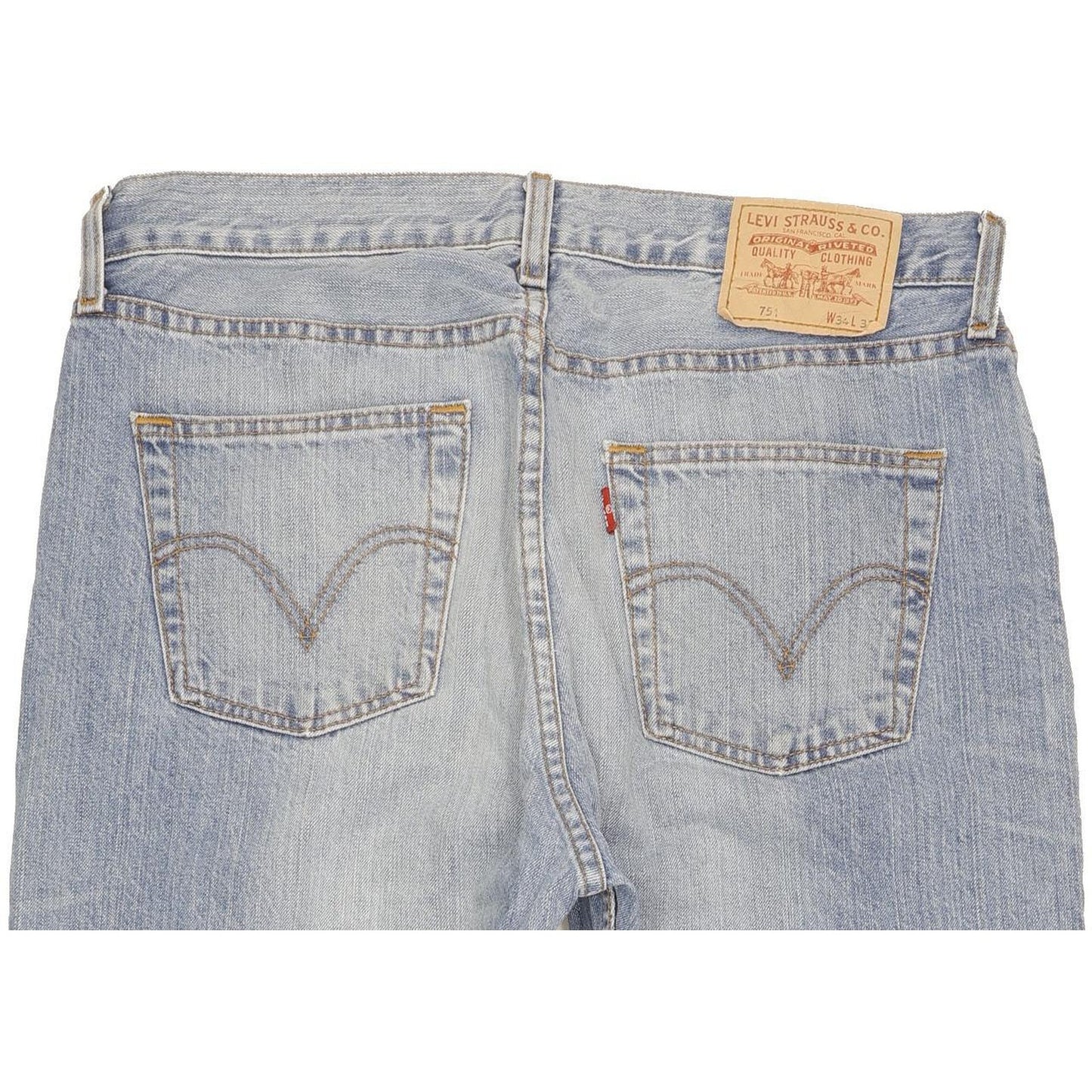 Levi's 751 Men Blue Straight Regular Jeans W34 L32