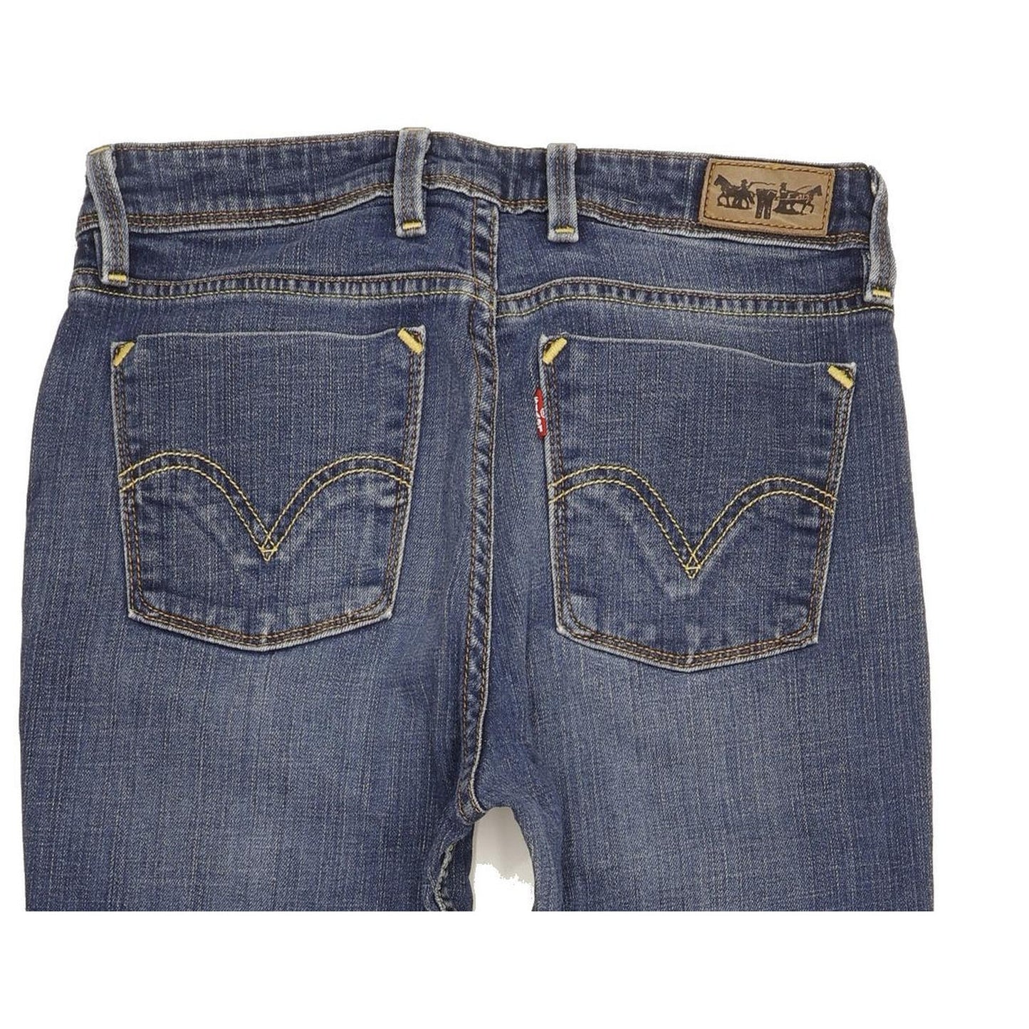 Levi's 627 Women Blue Straight Slim Stretch Jeans W30 L31