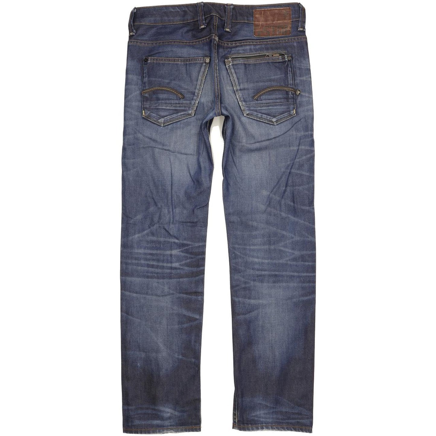 G-Star Attacc Men Blue Straight Slim Jeans W30 L32