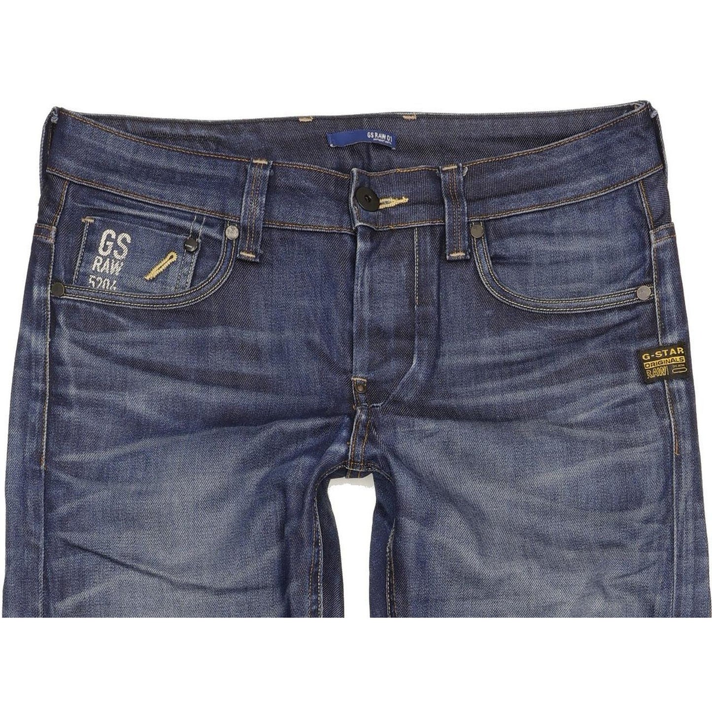 G-Star Attacc Men Blue Straight Slim Jeans W30 L32