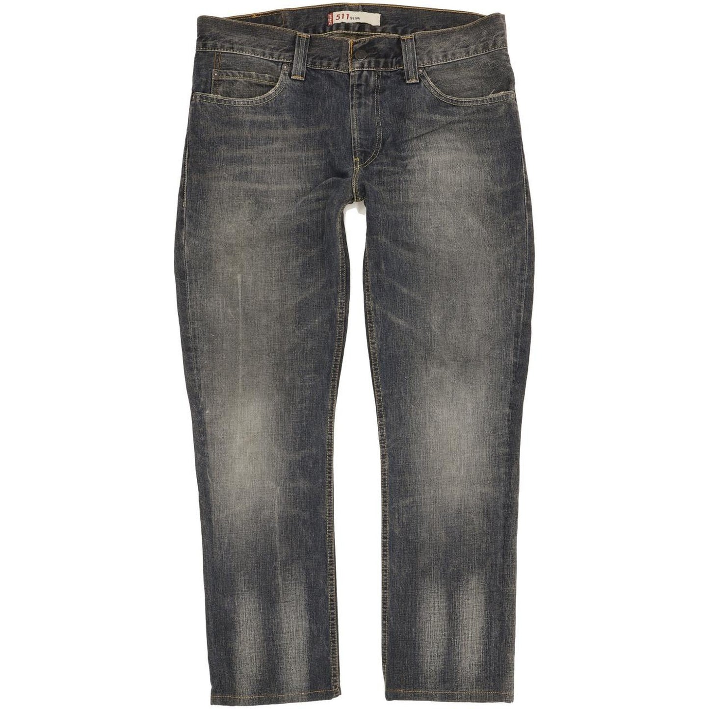 Levi's 511 Men Blue Straight Slim Jeans W36 L30